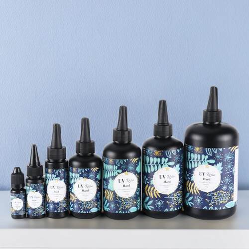 手工diy热缩片干花封层UV硬胶