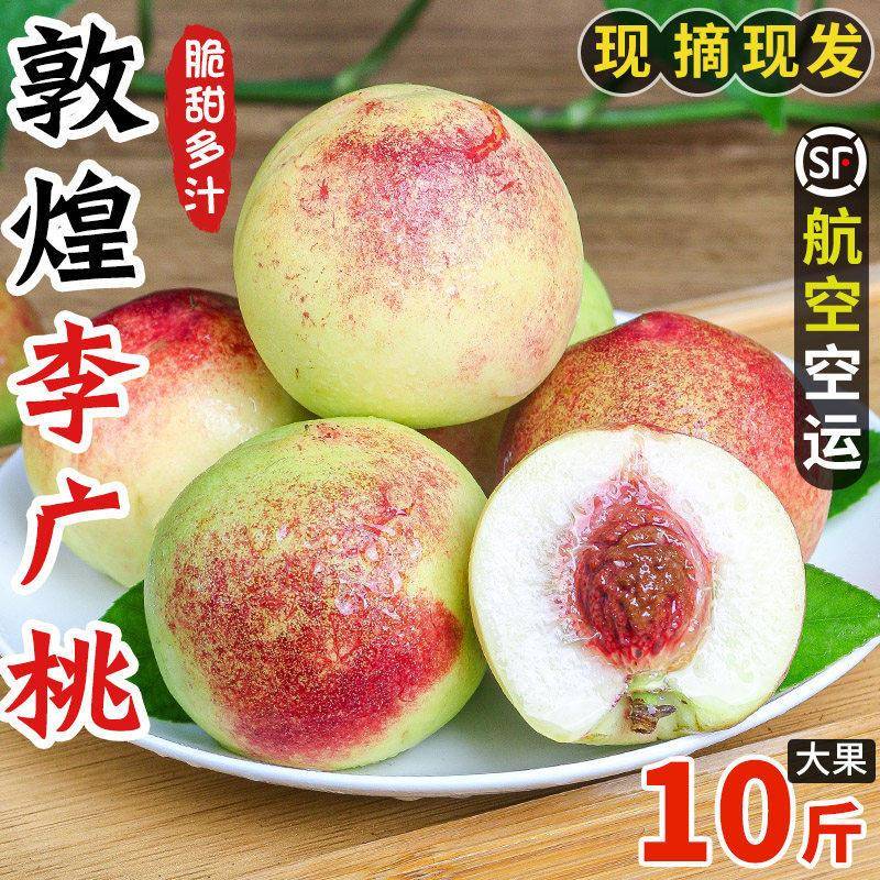 敦煌李广桃大青皮桃子紫