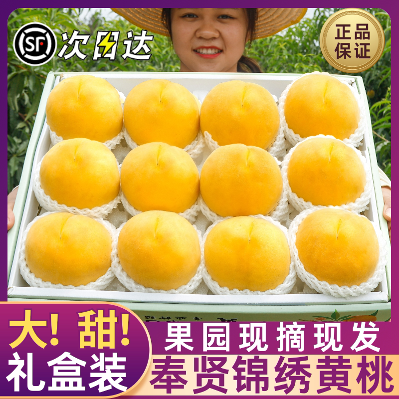 上海奉贤黄桃新鲜水果现