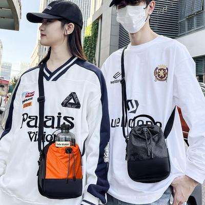 手机包女小巧超轻便携夏天装放手机水杯小包包散步男士随身斜挎包