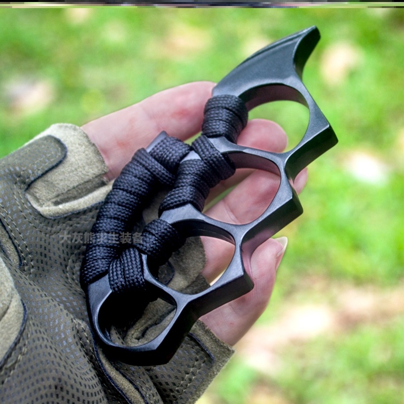 指虎防身手扣铁拳环车载拳扣铁四指拳套武器钛金属防卫手撑子合法