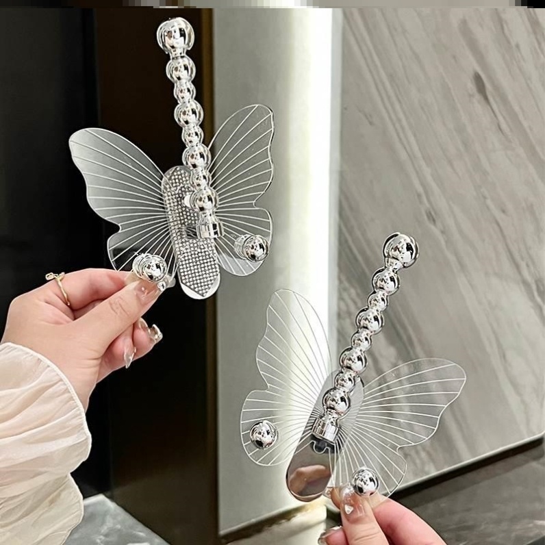 轻奢卫生间发箍发圈收纳架壁挂神器发卡发饰发夹绳头饰头花收纳盒