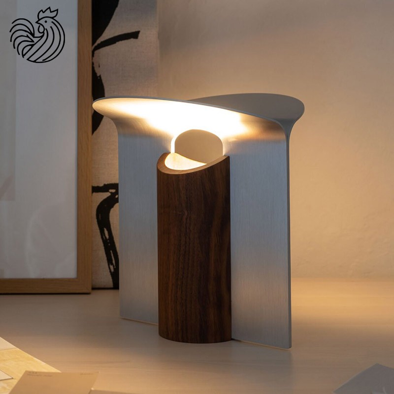简约现代木筒书房阅读LED不锈钢漫反射创意Rikke Frost迷你台灯