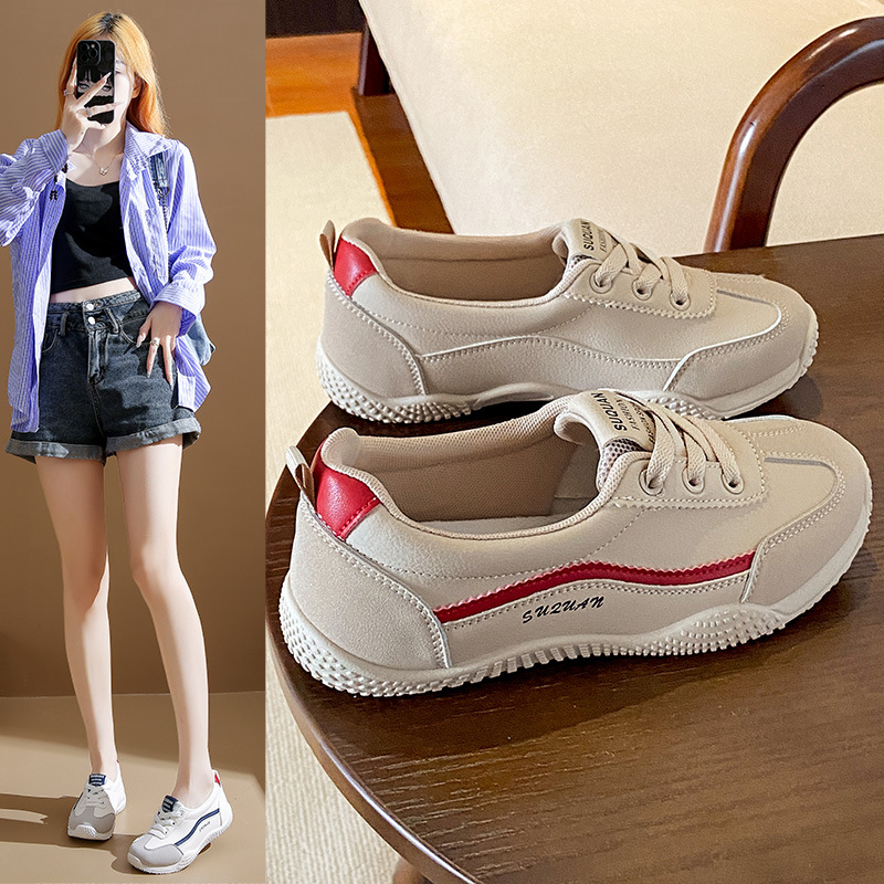 香港撤柜季新款ins韩版透气小白鞋女学生ins百搭休闲运动板鞋K