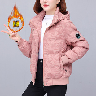 欧洲站短款棉衣棉服女款新款冬季宽松小个子大码女装保暖加厚棉袄