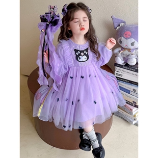 卡通翅膀網(wǎng)紗公主連衣裙童裝 網(wǎng)紅禮服裙潮 新款 帥氣可愛女童年款