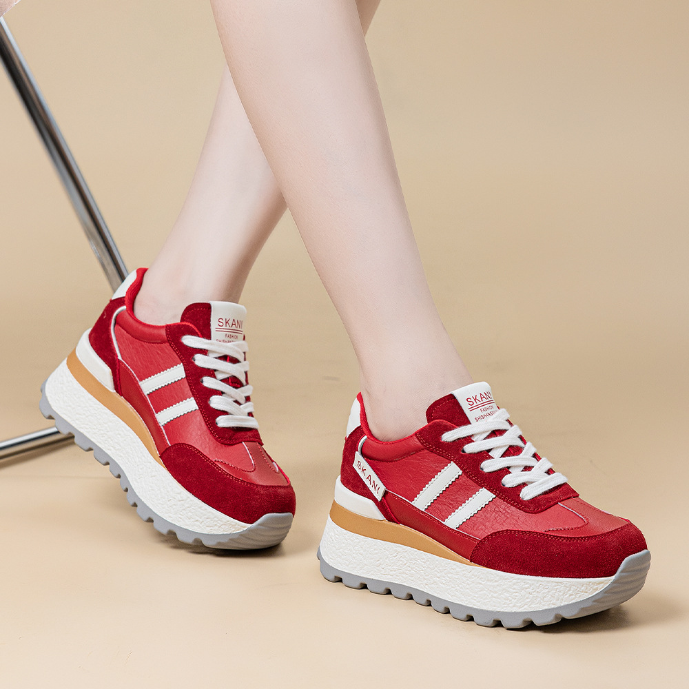 香港撤柜老爹鞋女年款厚底休闲增高阿甘鞋时尚轻便百搭女士运动鞋