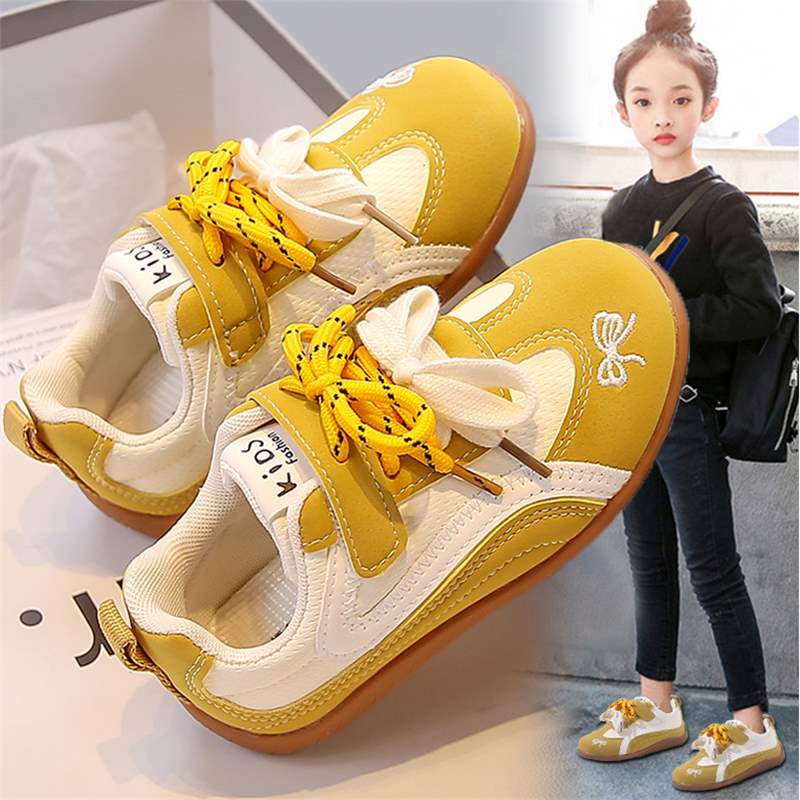 今年新品童鞋女童新款季儿童运动鞋跑步轻便女孩公主软底阿甘德训