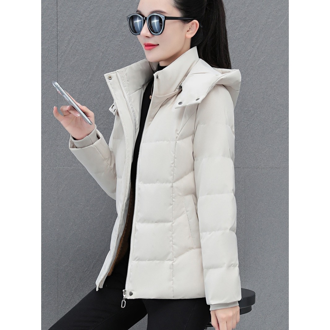 欧洲站羽绒服女士短款冬季新款加厚保暖小个子修身显瘦加绒外套上