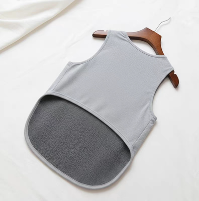 成人加绒加厚保暖护肚暖胃背心男女通用睡觉防着凉上衣大码300斤