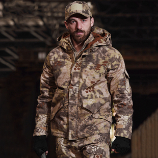 军迷迷彩冲锋衣户外G8男女冬季战术外套登山野营防风保暖防水风衣