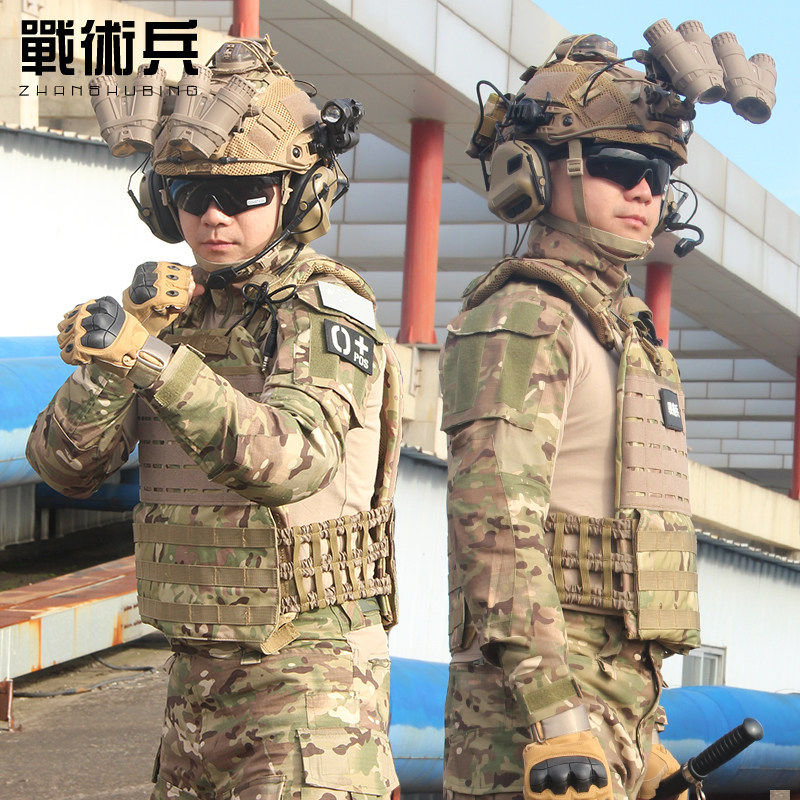 战术兵海豹CP迷彩G3蛙服套装军迷野战军训练头盔靴手套全套装备