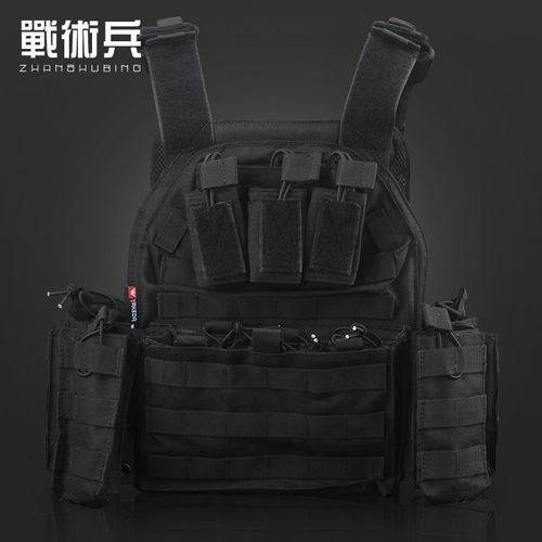 战术兵特种黑色背心多