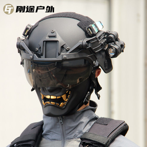 MICH骷髅战术头盔风镜笑