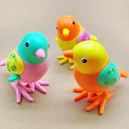 上弦发条玩具卡通动物蹦跳儿童