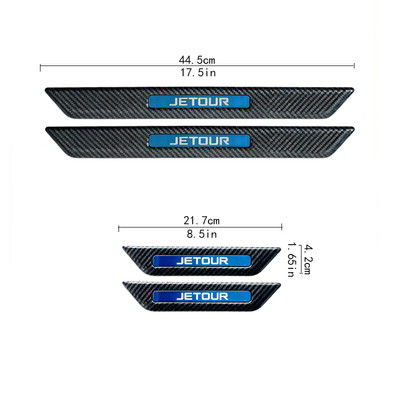 适用于捷途JETOUR门槛条迎宾踏板饰亮条踏板改装用品防刮蹭保护