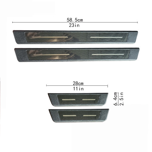 适用于本田/丰田/别克前后排内置门槛条保护防踢防刮内饰汽车用品