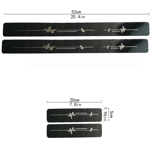 适用于长城/东风风行/纳米等汽车迎宾踏板防刮踩踏保护贴门槛条