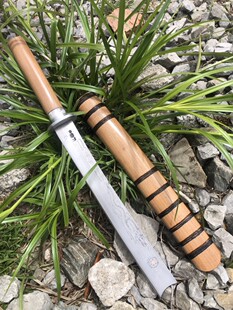 户撒手工锻打阿昌族平头 户外 摆件 送礼收藏未开刃