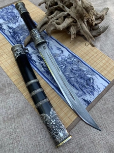 户撒小绣春 苗 百炼钢锻打刀  送礼 收藏 工艺品 未开刃