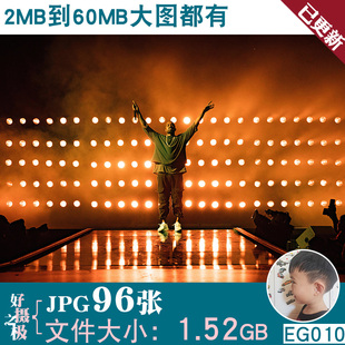 侃爷Kanye West坎耶嘻哈说唱歌手海报壁纸4K12K超高清JPG图片素材