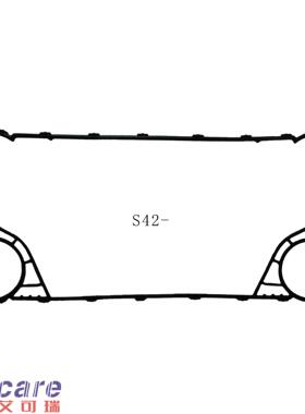 东营蒸汽板式换热器Sondex S47 S42密封胶垫 不锈钢片
