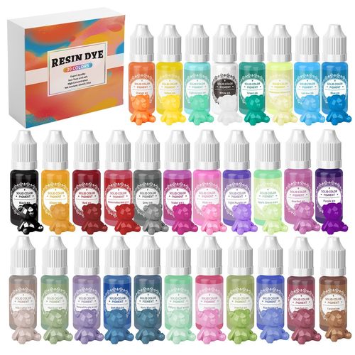 水晶滴胶调色剂马卡龙实色色精