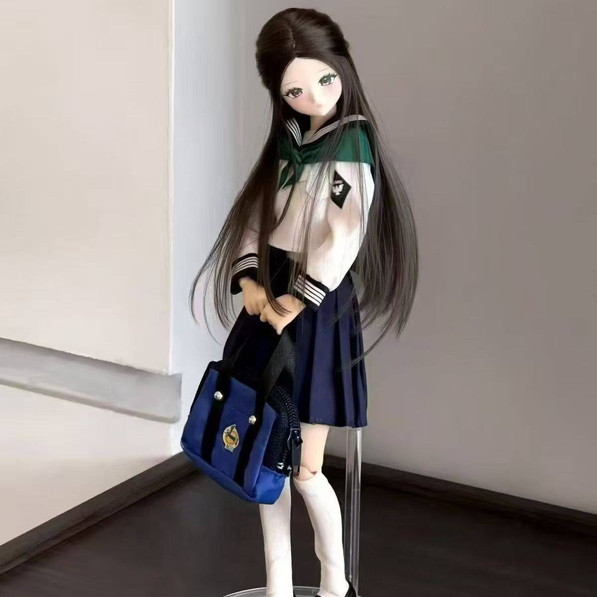 可爱6分娃衣校服水手服