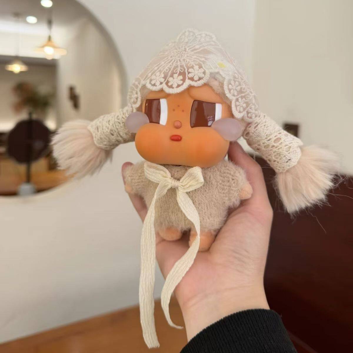 crybaby哭娃衣春装蓝挂脖裙套装