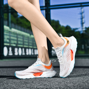 ONKE氢跑科技高弹爆米花跑步鞋夏季网面鞋轻便减震透气慢跑运动鞋