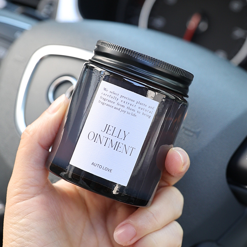 汽车香膏车载香薰摆件车内用香水茉莉桂花水蜜桃柠檬茉莉白玉兰味