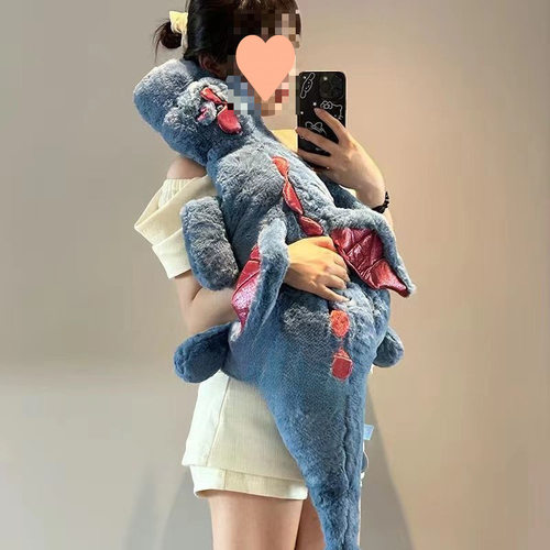 可爱玩偶小飞龙睡觉抱枕恐龙毛绒玩具抱睡公仔大娃娃生日送闺蜜萌