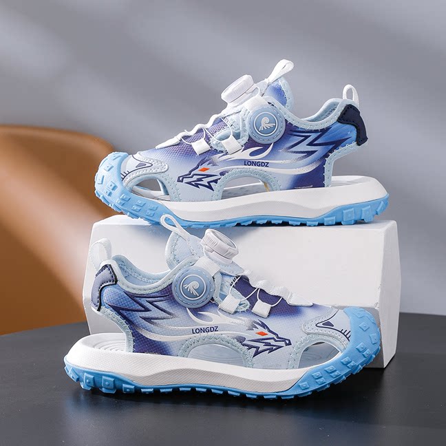 男童包头凉鞋2026夏季新款运动鞋子防滑耐磨男孩中大童儿童沙滩鞋