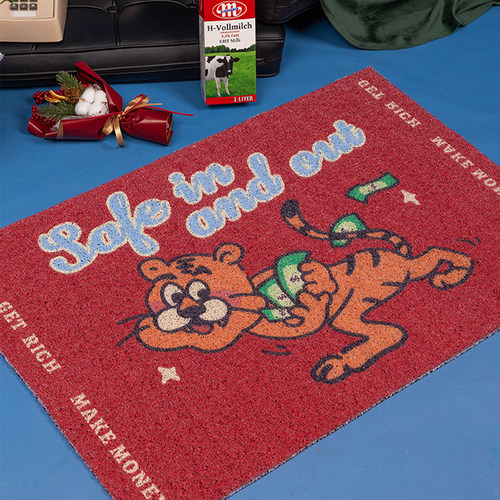 丝圈地垫甜话街丝圈美式复古门厅