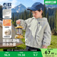 儿童保暖纯色上衣 童装 右欧男女童加绒外套户外防风防水秋冬季 新款