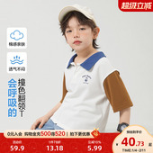 POLO衫 儿童宝宝小童上衣半袖 T恤夏装 右欧男童短袖 夏款 童装 夏季