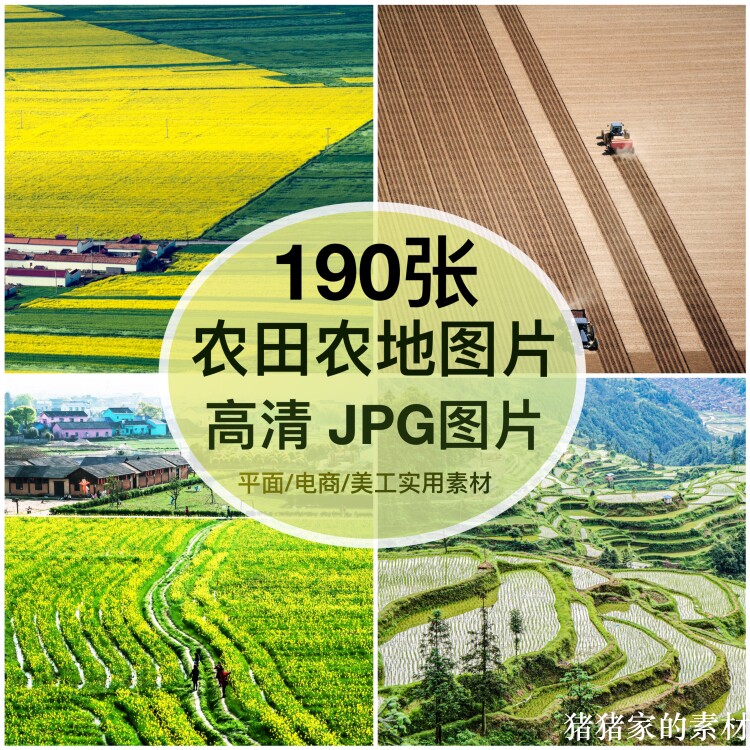 高清图库农田农地图片乡村农作物种植庄稼田地农业海报宣传素材图片