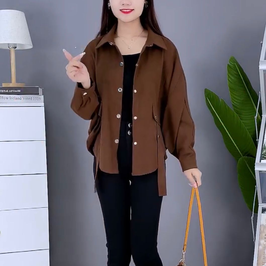 韩版长袖宽松减龄百搭