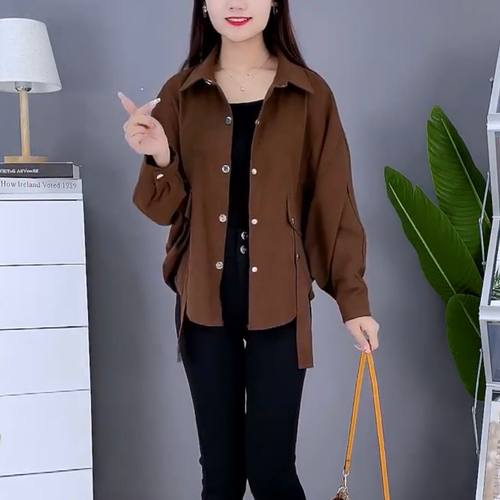 韩版长袖宽松减龄百搭