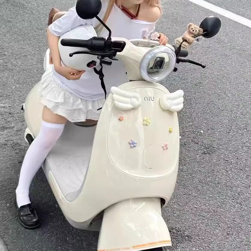 小牛电动车OT车型天使翅膀改配件