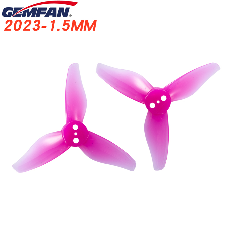 乾丰Gemfan 2023 三叶2寸正反螺旋桨叶牙签机涵道机小四轴飞机