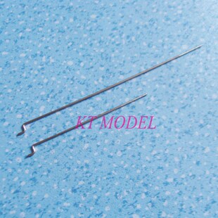 1.2MM舵机拉杆 Z字形钢丝攻丝+Z字头SU27纸飞机航模配件材料