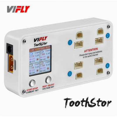 vifly无人机穿越圈圈机2S电池充电器Toothstor支持BT3.0和XH2.54