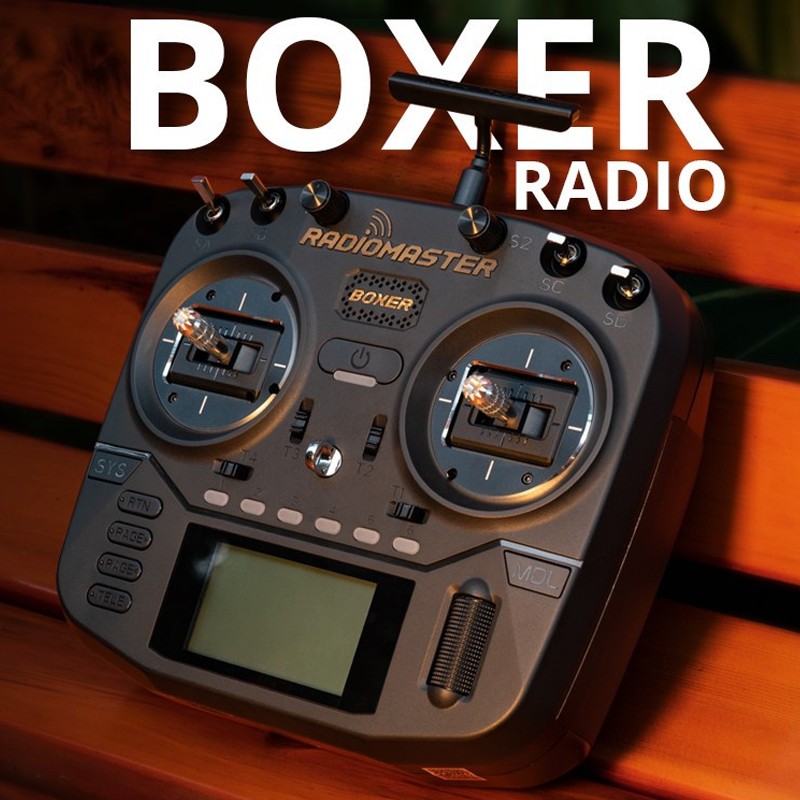 RadioMaster BOXER遥控器航模固定翼FPV穿越机无人机通用ELRS远航 玩具/童车/益智/积木/模型 遥控飞机零配件 原图主图