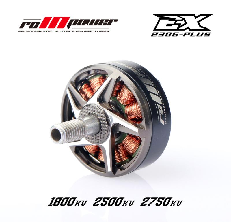 RCINPOWER致盈EX2306 PLUS小四轴 5寸花飞4-6S无刷电机KV2500