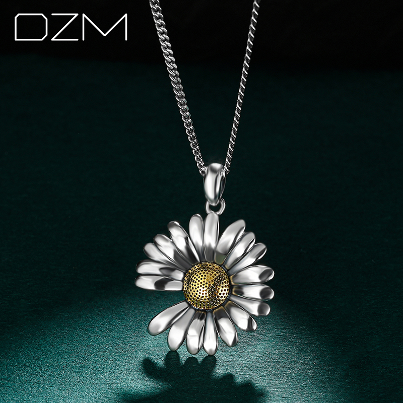 雏菊泰银权志龙情侣潮流卫衣项链