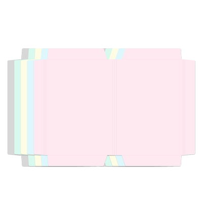 环保纸质包书皮马卡龙纯色书皮