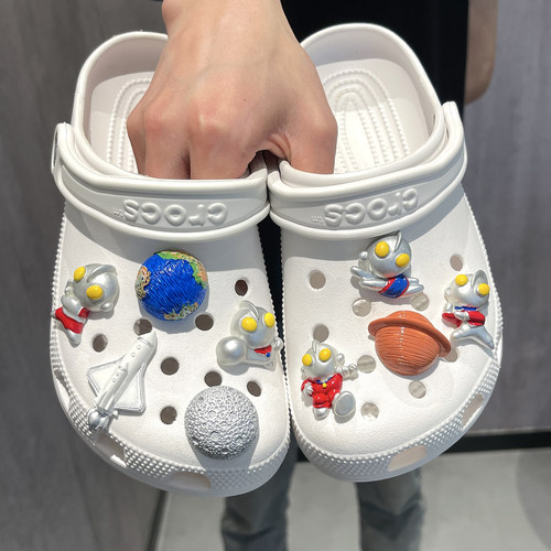 洞洞鞋配饰diy奥特曼鞋扣鞋花