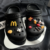 洞洞鞋 饰 配饰女装 配饰diy米奇crocs鞋 花趣味食玩适配卡洛驰洞洞鞋