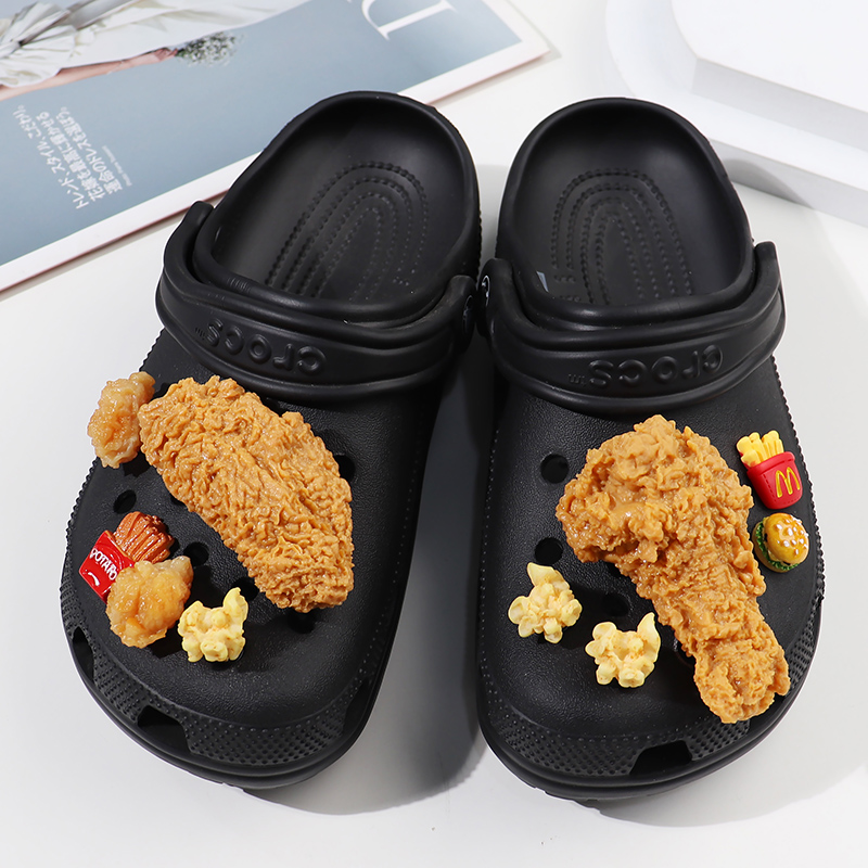叶子姐姐洞洞鞋配饰crocs